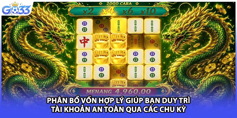 Phân bổ vốn hợp lý giúp bạn duy trì tài khoản an toàn qua các chu kỳ